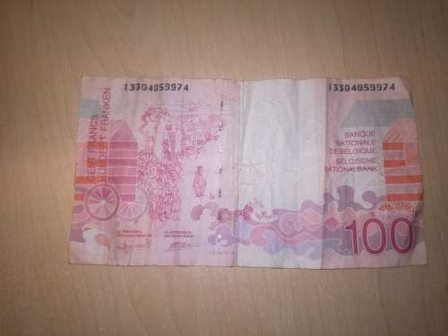 100 Belgium Franc FV=None (Collectors Item)