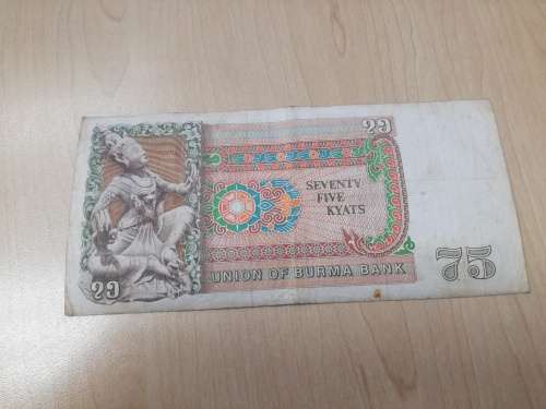 75 Myanmar Kyats FV=R0.73