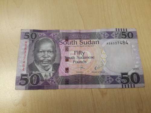 50 South Sudanese Pounds FV=R16.65