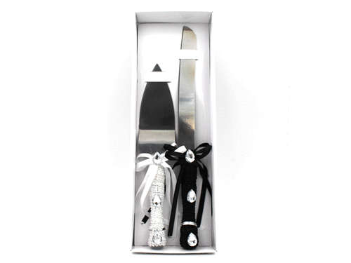 Wedding White Flower Design Cake Knife