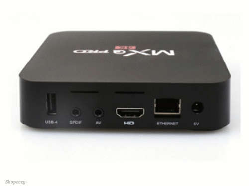 MXQ Pro 4K Smart TV Box - Android Media Player Streamer (Showmax / Netflix / Kodi and More) - 4 X US