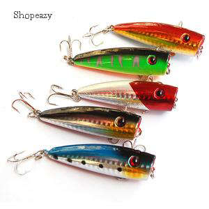 Superbly Colored Popper Lures -9cm #6 fishing hook
