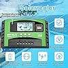 PWM Solar Charge Controller 12V 24V  Solar Control 40A with Backlit Display, Tem