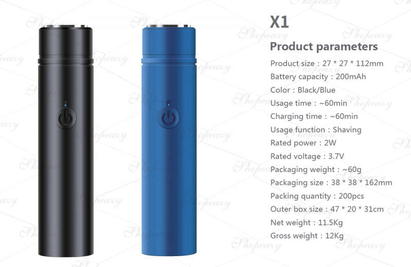 Mini Portable Shaver Electric Rechargeable Wireless Razor Shaver with 4D Floating Cutter