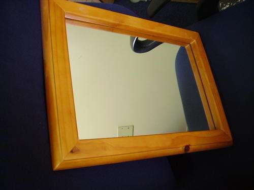 CRAZY AUCTION!! OREGON PINE BATHROOM MIRROR!!!