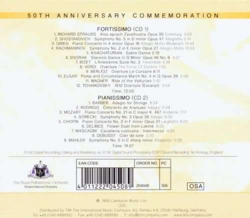 Royal Philharmonic Orchestra - 50th Anniversary Commemoration [2 CD]