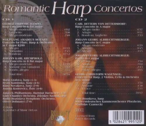 Romantic Harp Concertos [2 CD]