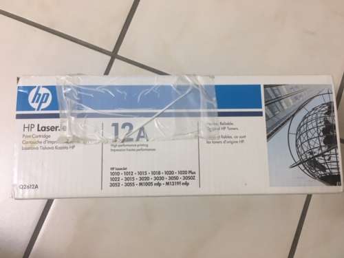 HP 12A ORIGINAL Black Cartridge
