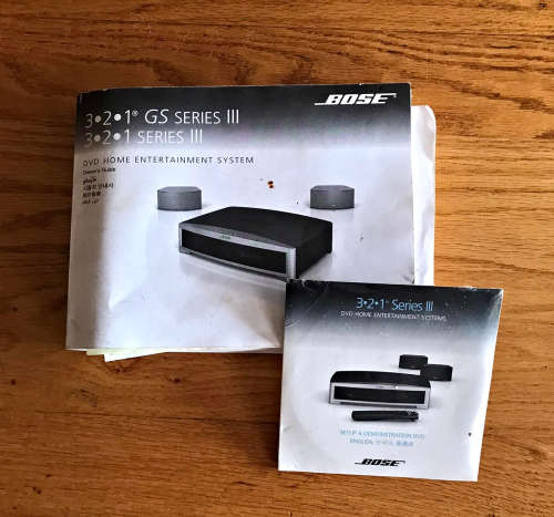 Bose 3·2·1® GS Series lll Home Entertainment System