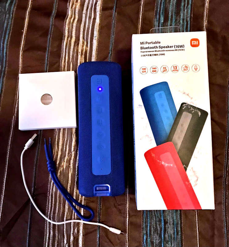 Xiaomi Mi Portable Bluetooth Speaker (16W) BLUE - 1 Month Old
