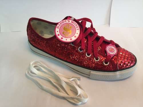 Ladies Skechers Daddy's Money - Glimmer Glitter Explosion - Size 5