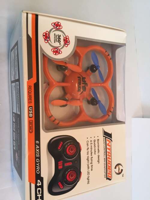U207 - mini quadcopter 6 axis gyro and 2.4 GHz 4 Channel - Orange - Local Stock