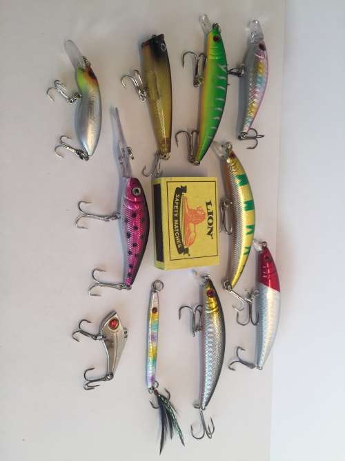 Set of 10 New Fishing Lures - Fresh or Salt Water
