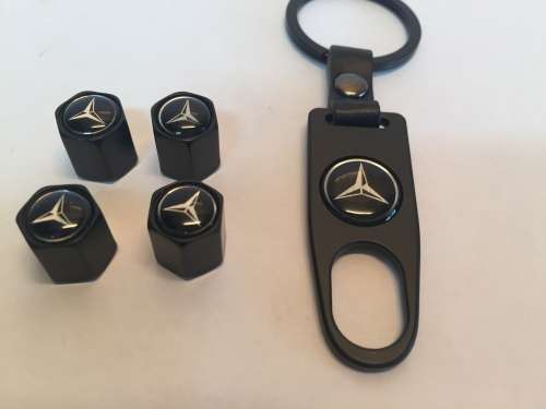 Mercedes Key Chain and Mercedes Tyre Valve caps