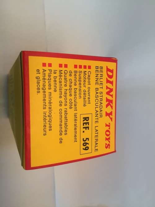 Atlas Edition - Please Read - Dinky Toys 569 BASCULANTE Laterale Diecast Berliet Stradair Benne
