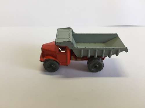 MATCHBOX REG.WHEEL NO.6A QUARRY TRUCK ORANGE/GREY