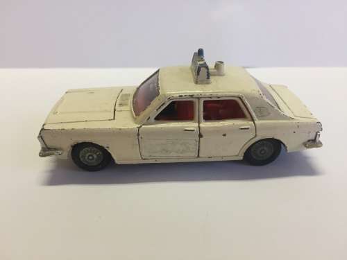 Dinky Toys 255 Ford Zodiac Police - Repainted
