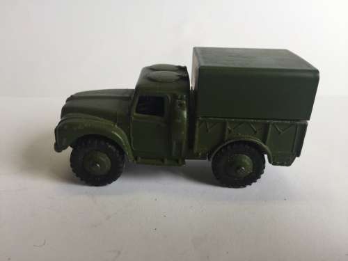 Dinky Toys 641 Army 1-ton cargo truck in original box