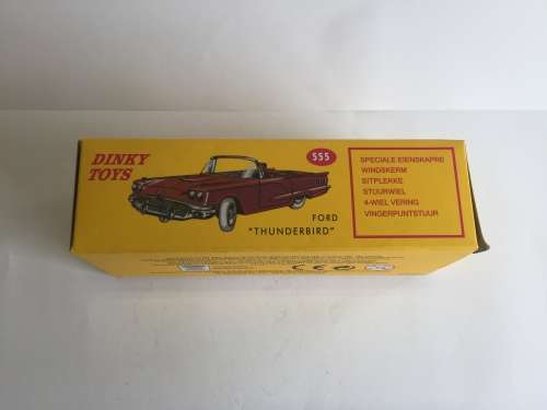 FOR DANIEL ONLY - Atlas Edition - RARE - Dinky Toys 555 FORD Thunderbird - Cyan