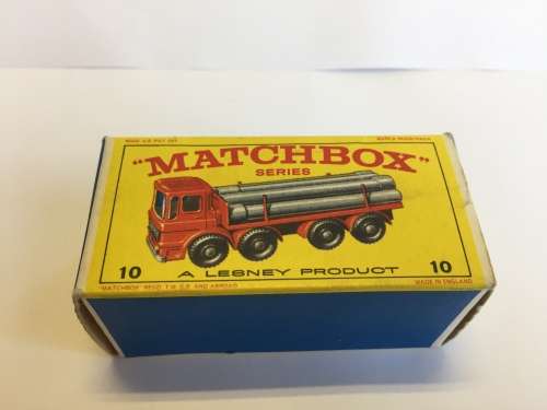 Matchbox Lesney Series No10 Pipe Truck Boxed