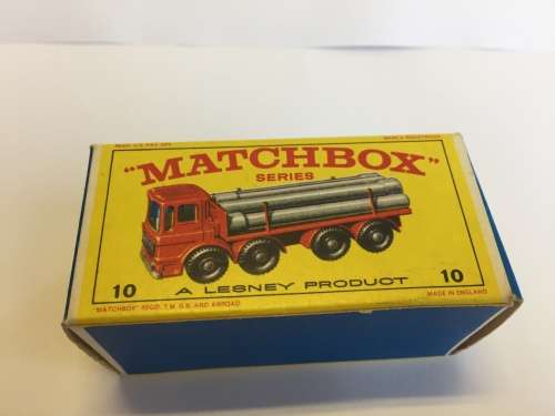 Matchbox Lesney Series No10 Pipe Truck Boxed