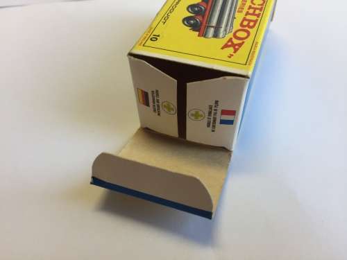 Matchbox Lesney Series No10 Pipe Truck Boxed
