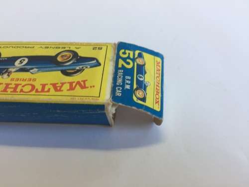 Vintage Matchbox Lesney 52 b B.R.M Racing Car BRM in Box - Please Read