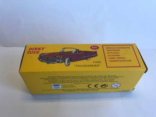 Atlas Edition - RARE - Dinky Toys 555 FORD Thunderbird - Blue