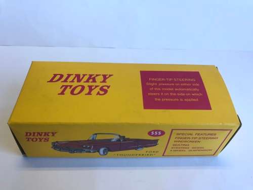 Atlas Edition - RARE - Dinky Toys 555 FORD Thunderbird - Blue