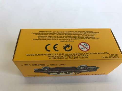 Atlas Edition - RARE - FIAT 1200 "GRANDE VUE"