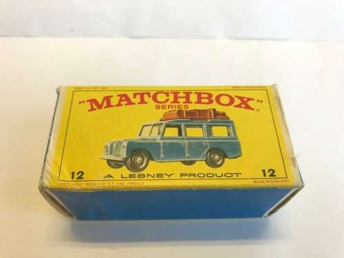 MATCHBOX LESNEY 12 SAFARI LAND ROVER with Original Box