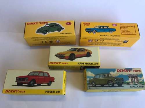 Atlas Edition - Dinky Toys Set - 5 Items - One bid for all