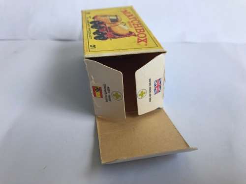 MATCHBOX No 21 Original Box Only
