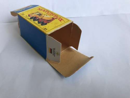 MATCHBOX No 21 Original Box Only