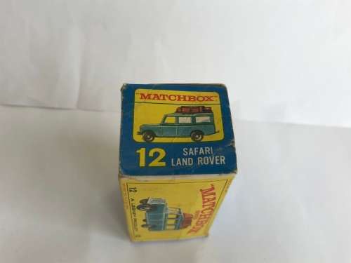 FOR GERRIT ONLY - Matchbox Lesney No. 12 Land Rover Safari Dark Green + Original Box