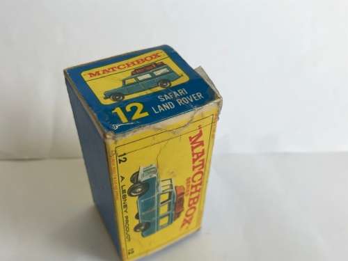 FOR GERRIT ONLY - Matchbox Lesney No. 12 Land Rover Safari Dark Green + Original Box