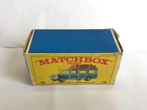 FOR GERRIT ONLY - Matchbox Lesney No. 12 Land Rover Safari Dark Green + Original Box