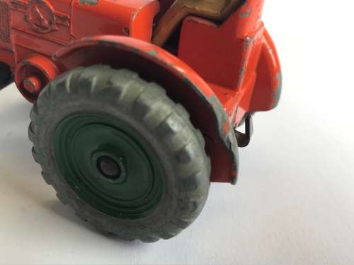 VINTAGE DINKY TOYS 301 FIELD MARSHALL TRACTOR with Dinky 322 Disc Harrow