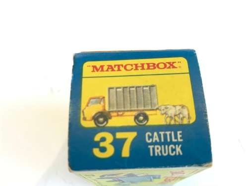 Lesney Matchbox #37 Cattle Truck With Original Box