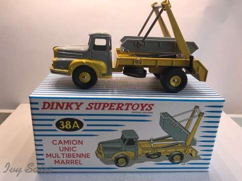 Atlas Edition - DINKY SUPERTOYS 38A CAMION UNIC MULTIBENNE MARREL - SUPER RARE