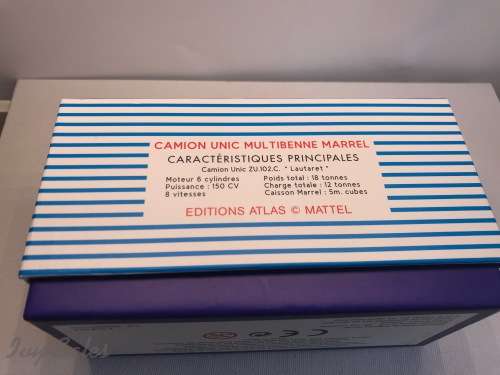 Atlas Edition - DINKY SUPERTOYS 38A CAMION UNIC MULTIBENNE MARREL - SUPER RARE