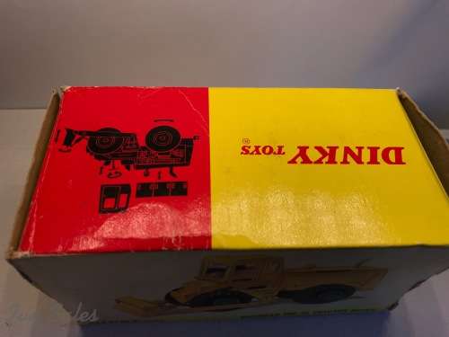 FOR DIRK ONLY -DINKY TOYS # 976 MICHIGAN 180-111 TRACTOR BULLDOZER IN ORIGINAL BOX