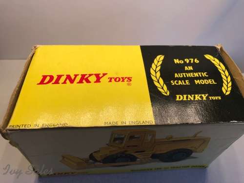 FOR DIRK ONLY -DINKY TOYS # 976 MICHIGAN 180-111 TRACTOR BULLDOZER IN ORIGINAL BOX