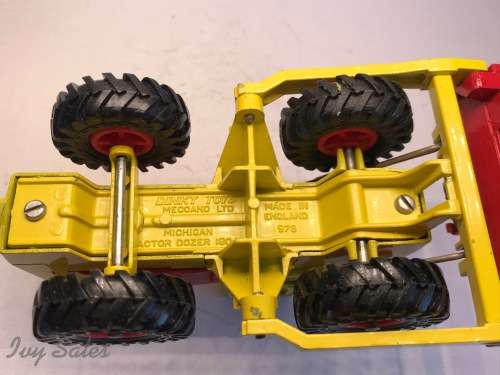 FOR DIRK ONLY -DINKY TOYS # 976 MICHIGAN 180-111 TRACTOR BULLDOZER IN ORIGINAL BOX