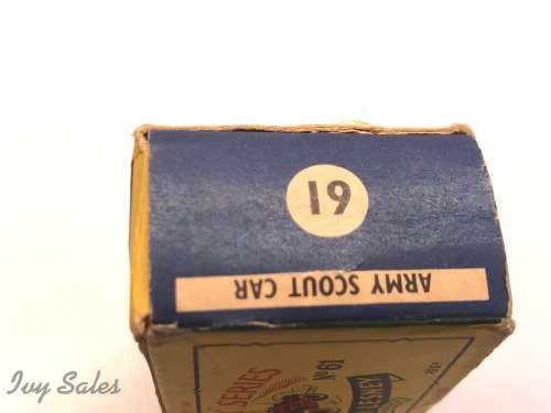 MATCHBOX MOKO LESNEY #61 SCOUT CAR IN ORIGINAL BOX