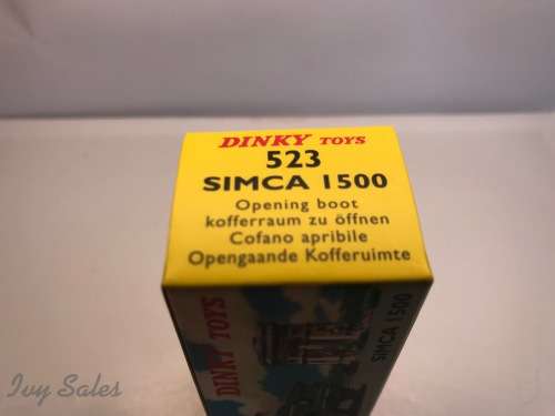 Atlas Edition - DINKY TOYS 523 - Simca 1500 sedan