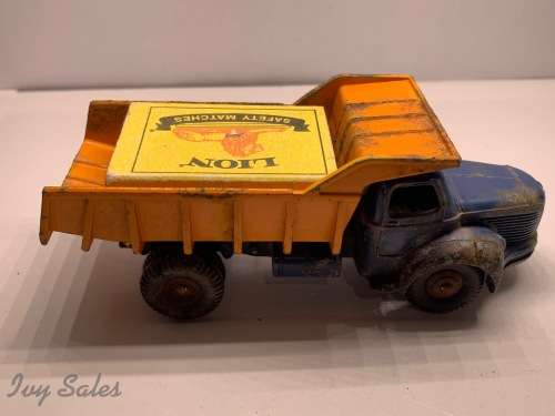 FRENCH DINKY TOYS #580 BERLIET BENNE CARRIERES - '34'TIPPER TRUCK - RARE