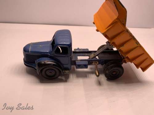 FRENCH DINKY TOYS #580 BERLIET BENNE CARRIERES - '34'TIPPER TRUCK - RARE