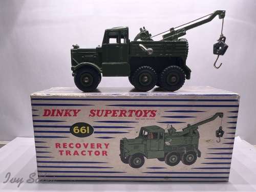 DINKY TOYS #661 RECOVERY TRACTOR + ORIGINAL BOX