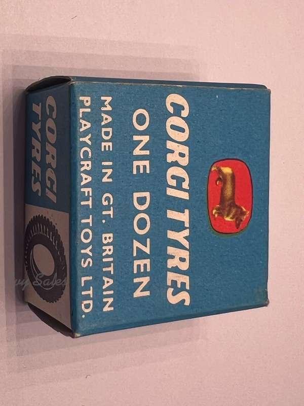 Corgi Toys #1456 - 12 Tyres In Original Box